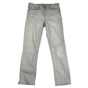 Athleta Sculptek Jeans Gray‎ Wash Sculpting Fiber Tech Size 8 30x25 Athleisure